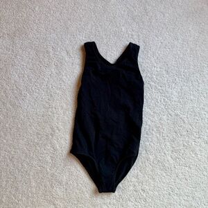 Danz N Motion Children's Black Leotard, Child XL